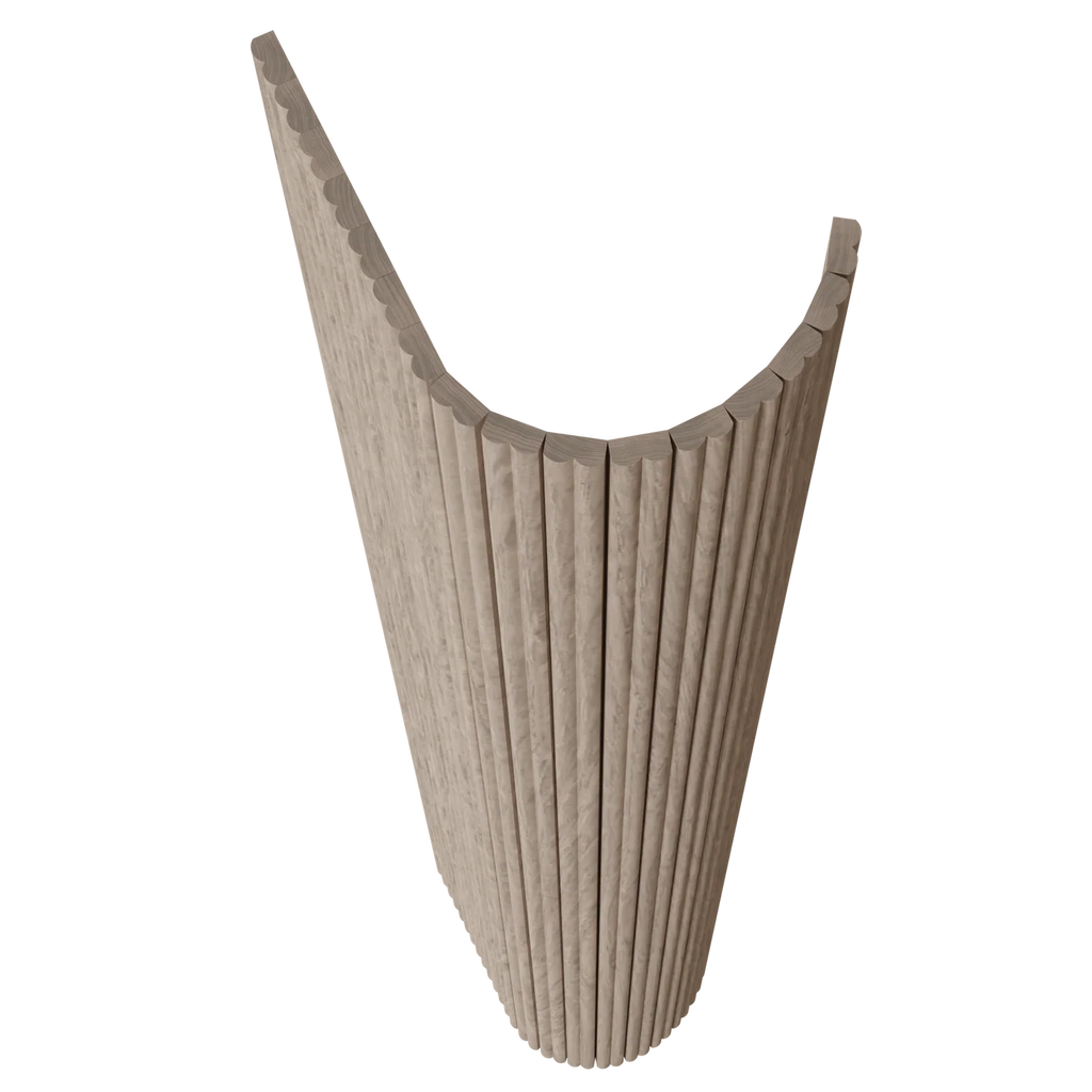 Shallow Double Bead Tambour Wall Panels- 3/8″