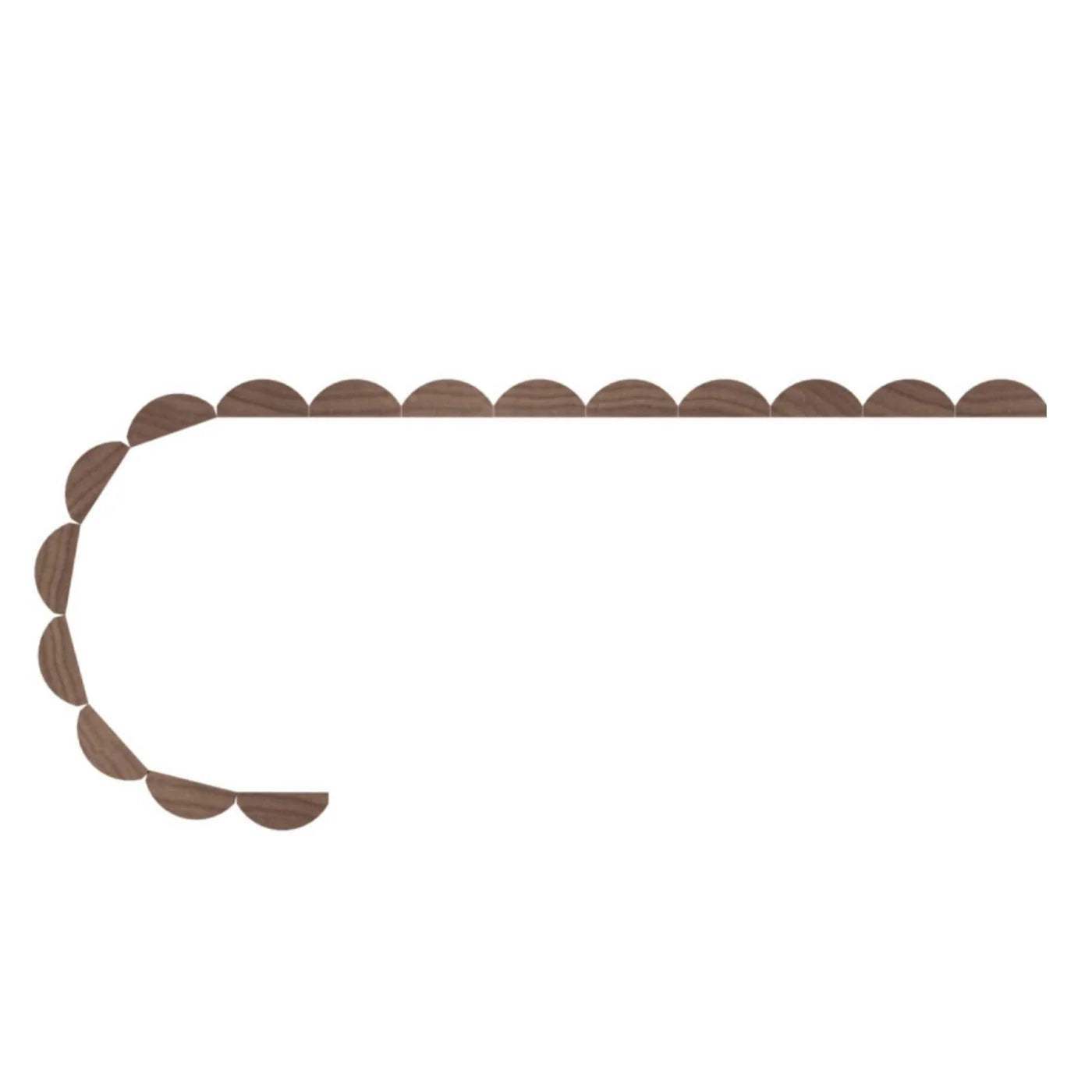 Single Bead Tambour Wall Panels -3/4″