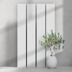Ridge Paint-Ready Fluted Wall Panels (4 Panels)