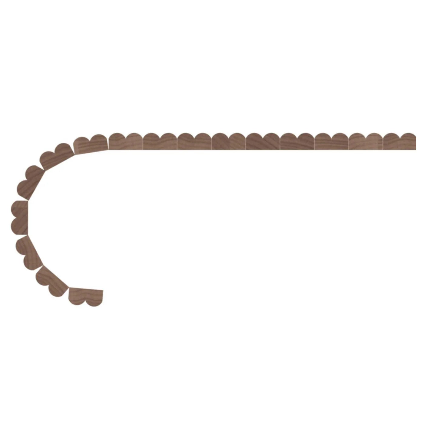 Shallow Double Bead Tambour Wall Panels- 3/8″