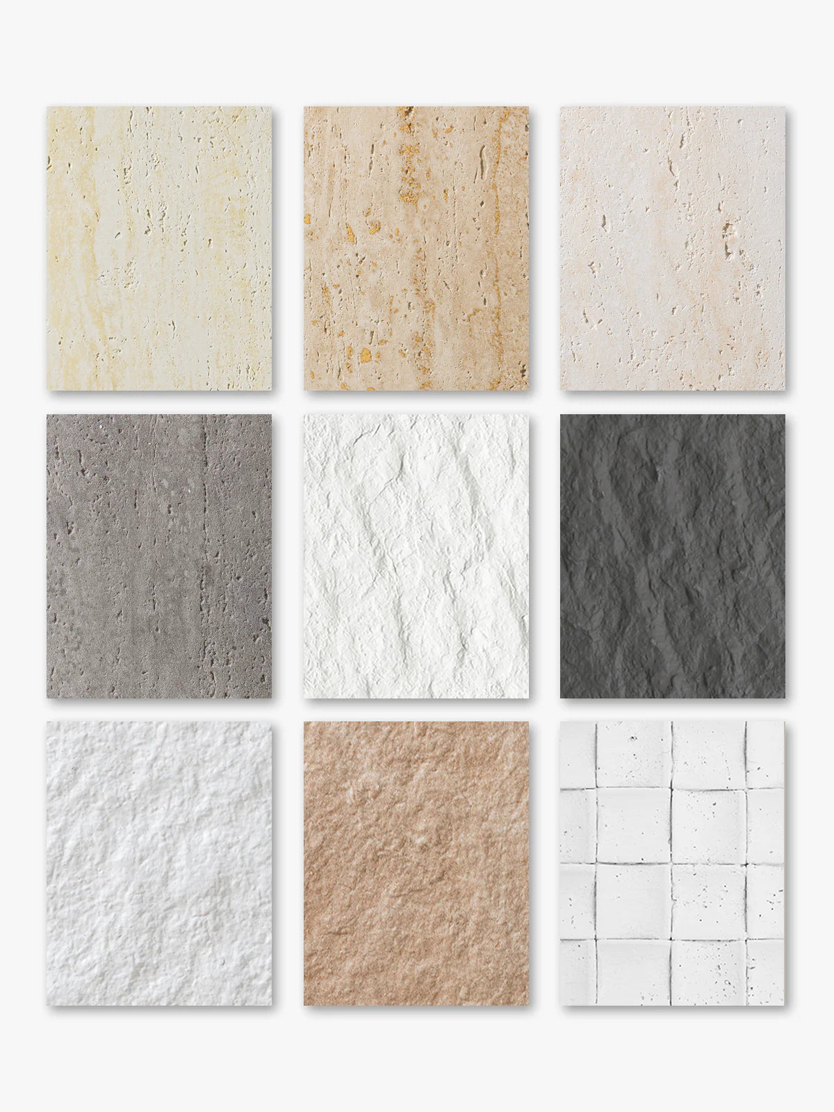 Texture Stone Wall Panels Samples Kit