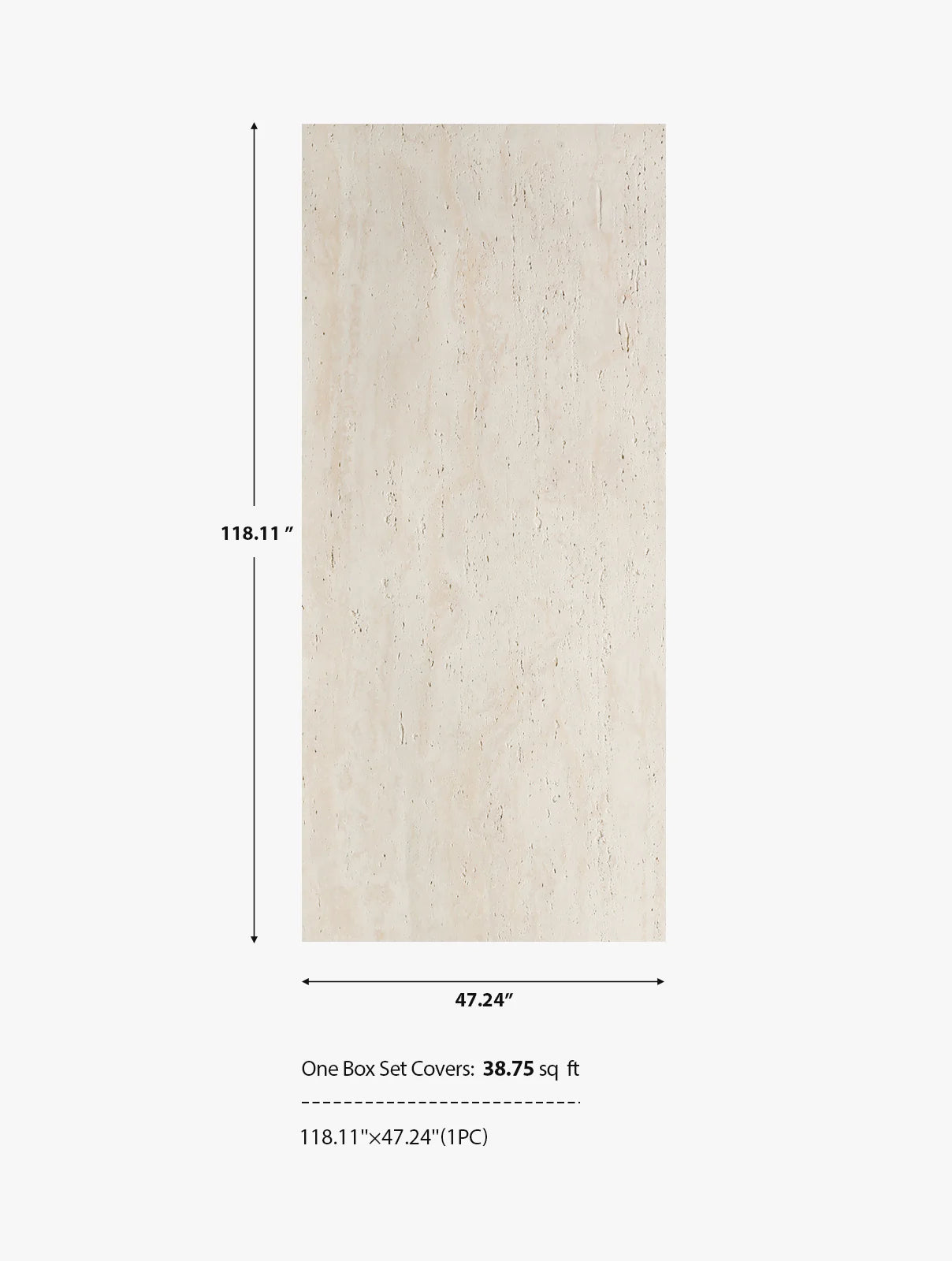 Travertine Texture Stone Wall Panels
