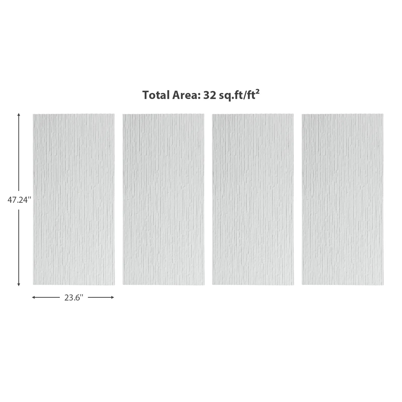 Thin Version Stacked - Texture Stone Wall Panels