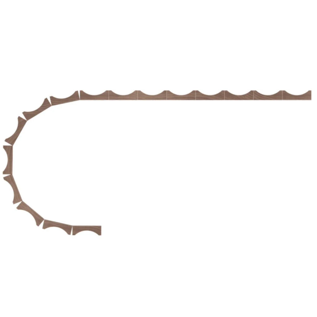 Cove-Cut Tambour Wall Panels- 5/8"