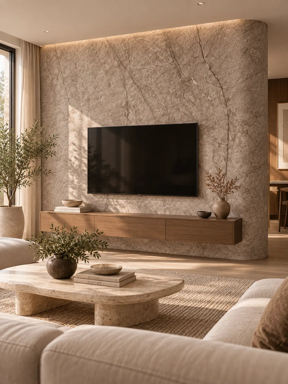 Granite-Texture Stone Wall Panels