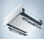 AMD Glass Drawer Slides 18"