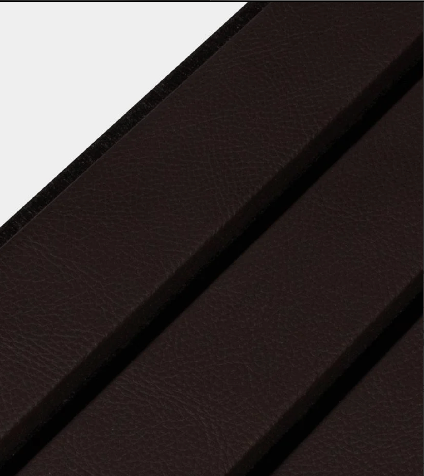 Slatpanel Luxe Leather Wide Slat Wood Wall Panel