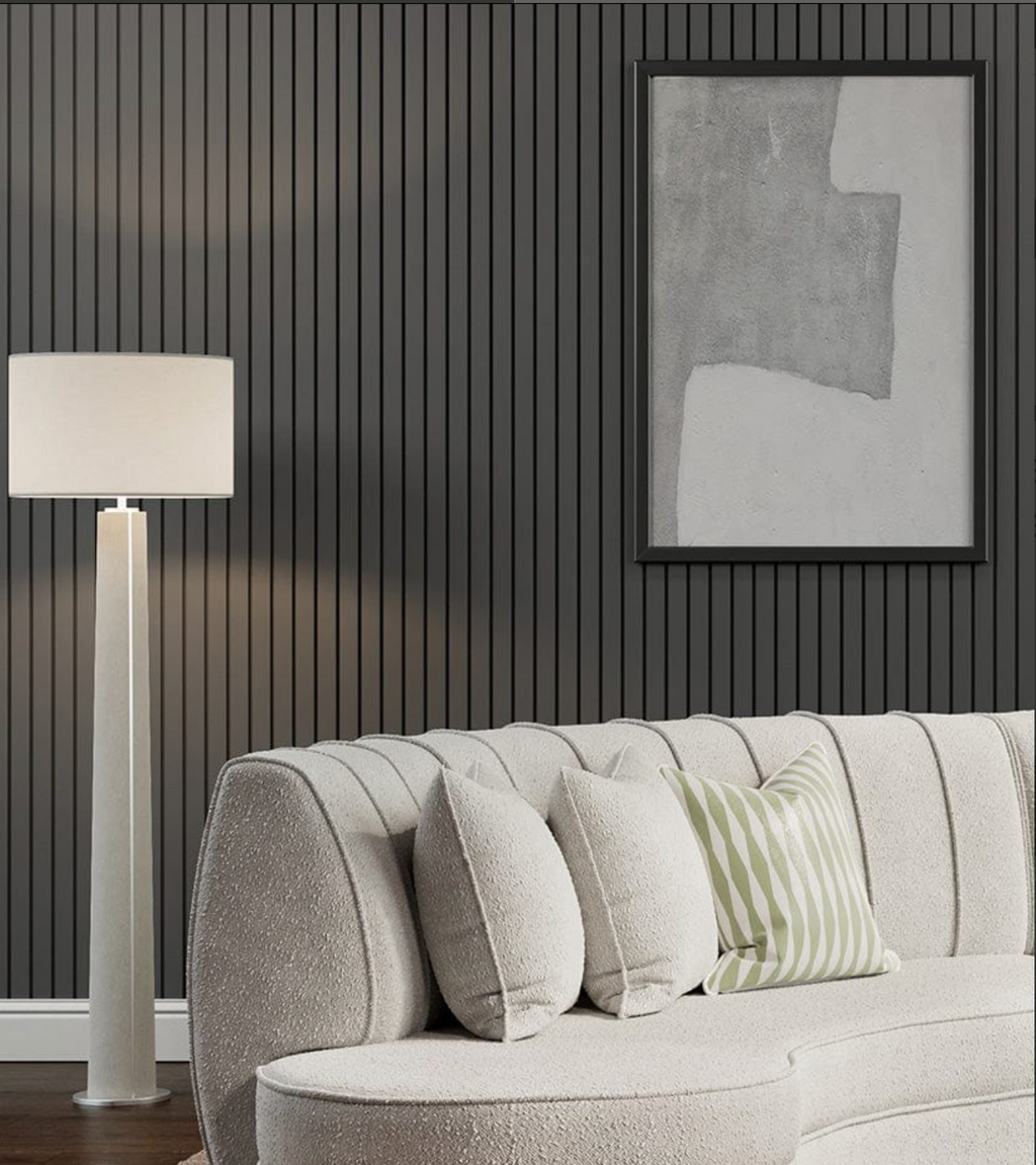 Slatpanel Luxe Leather Wide Slat Wood Wall Panel