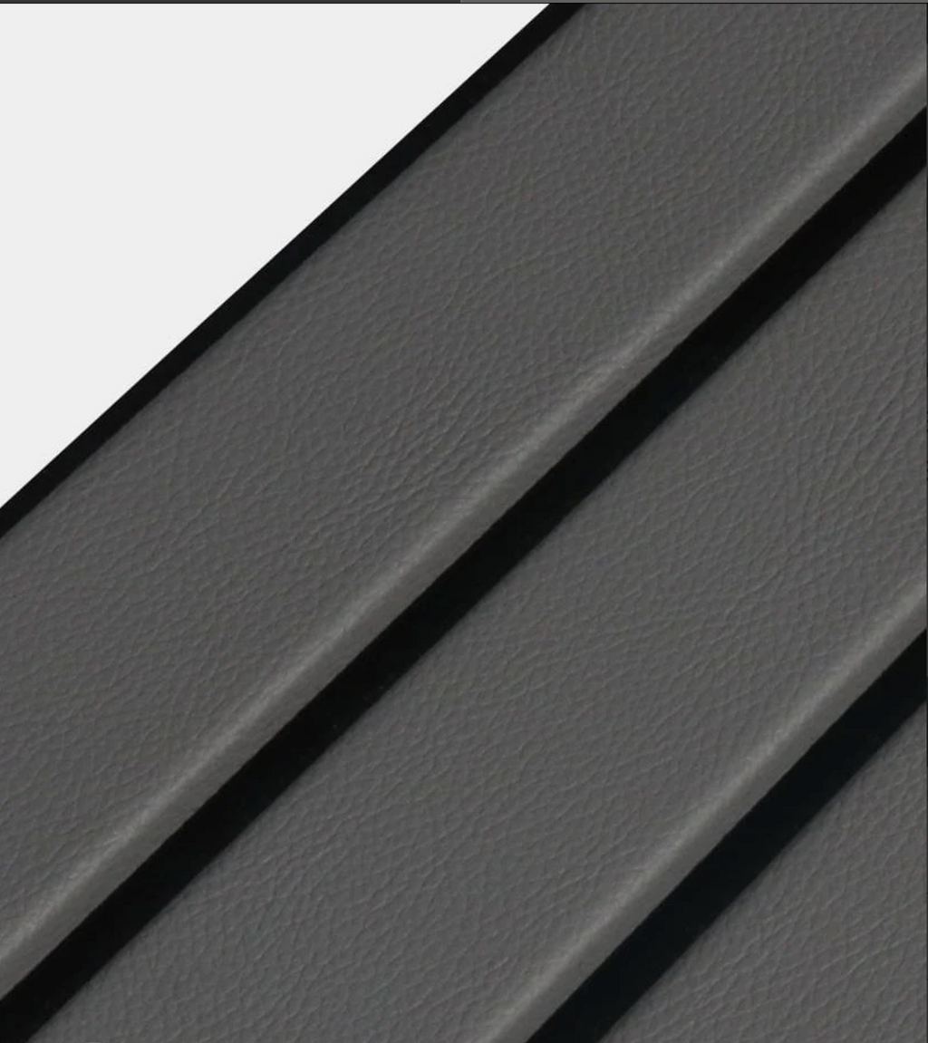 Slatpanel Luxe Leather Wide Slat Wood Wall Panel