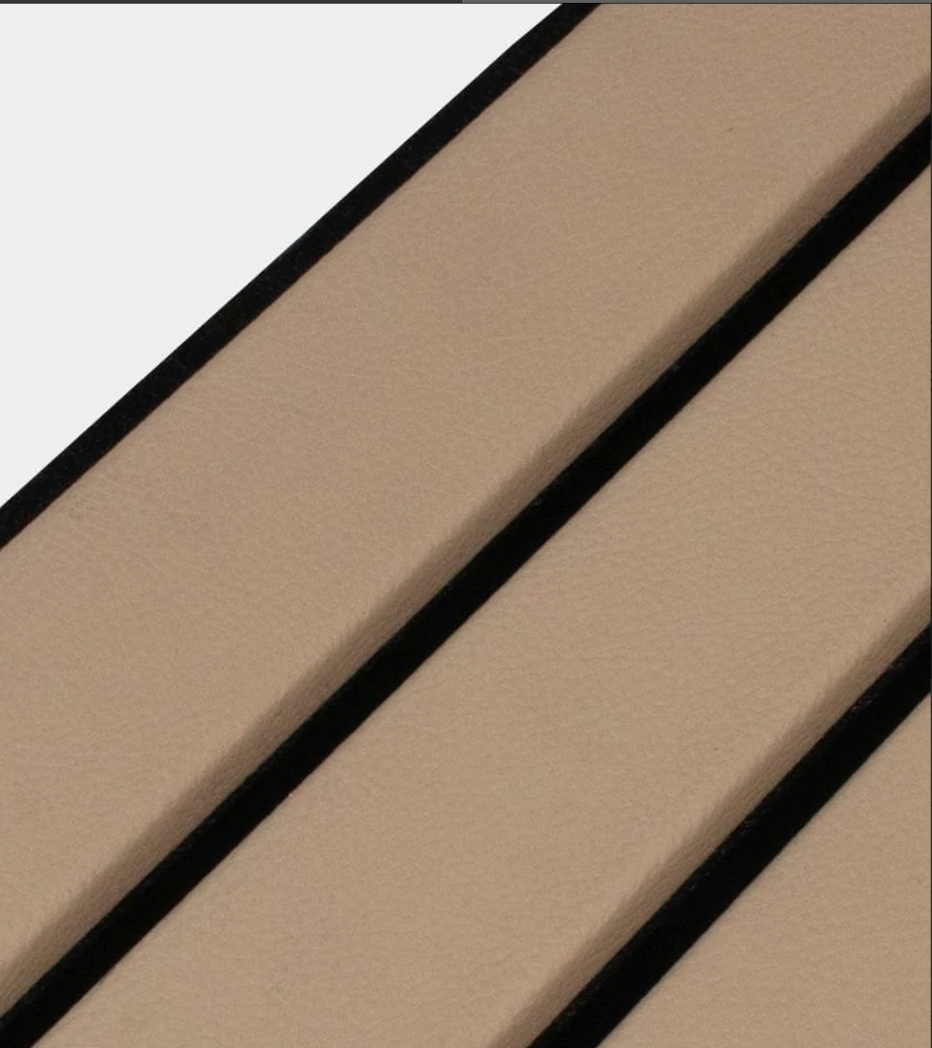 Slatpanel Luxe Leather Wide Slat Wood Wall Panel