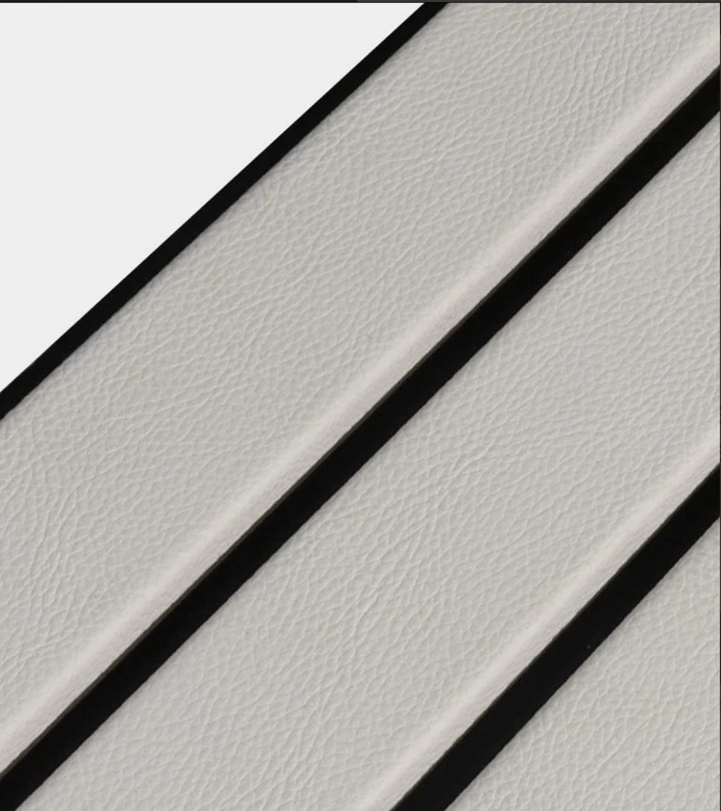 Slatpanel Luxe Leather Wide Slat Wood Wall Panel