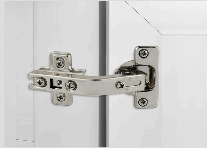 Ø35 135° Corner Clip-On Hinge 1-3/8″ (Non-Soft-Close) with Adjustable Plate & Screws
