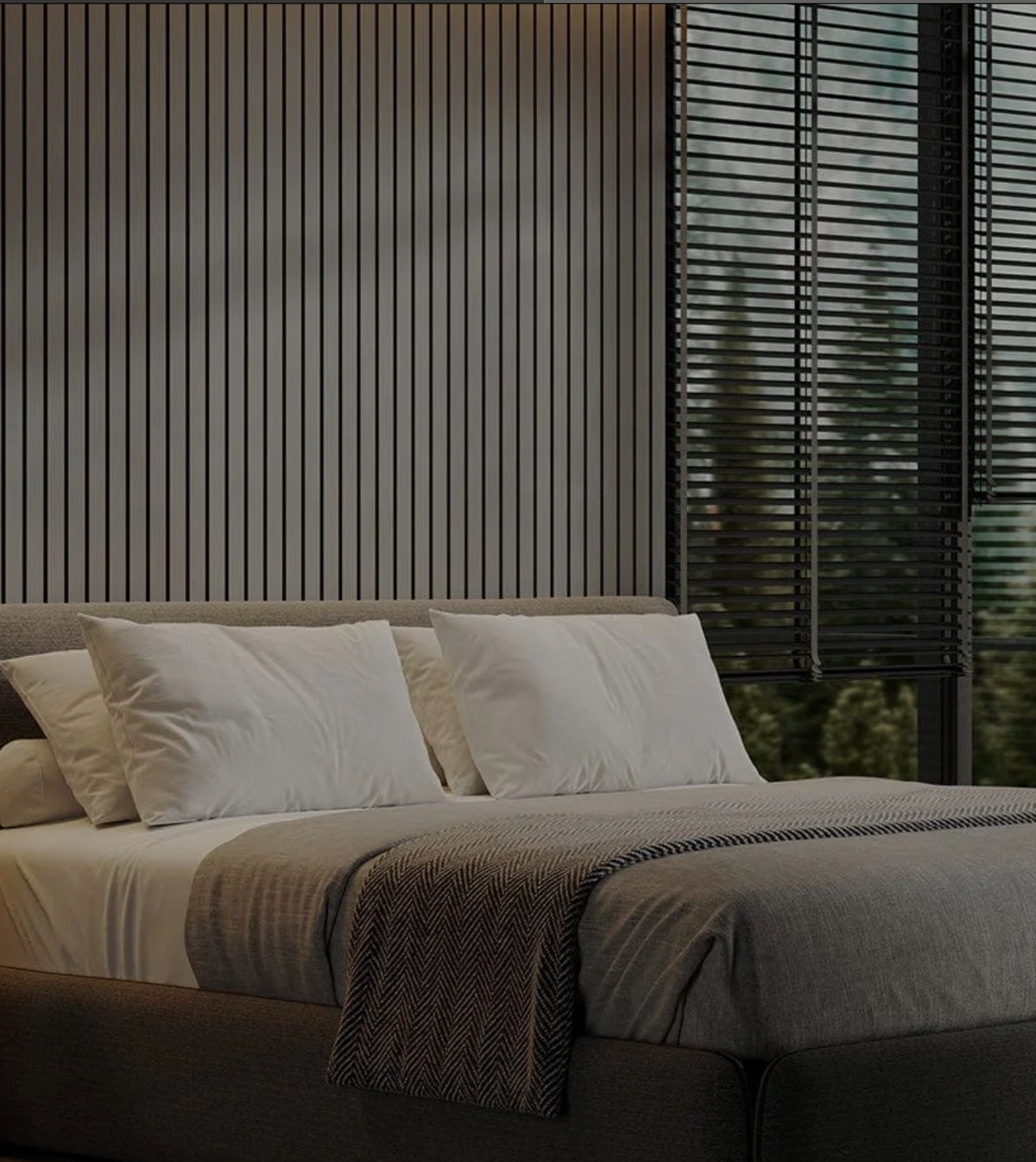 Slatpanel Luxe Blue Wide Slat Wall Panel
