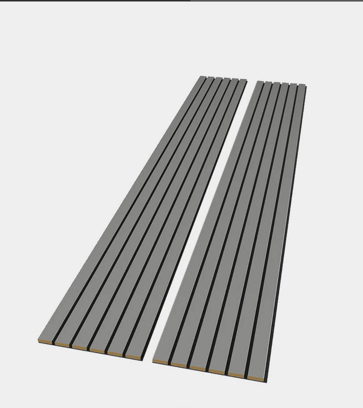 Slatpanel Luxe Blue Wide Slat Wall Panel