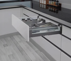 AMD Glass Drawer Slides 18"