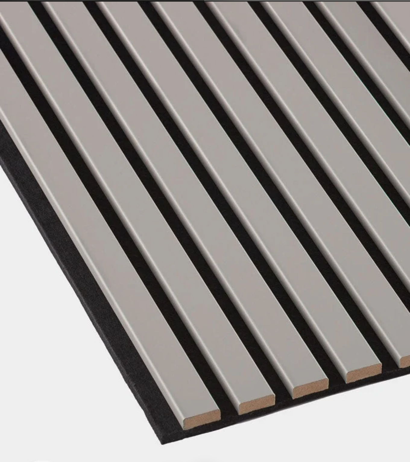 Matte Acoustic Slat Wall Panels