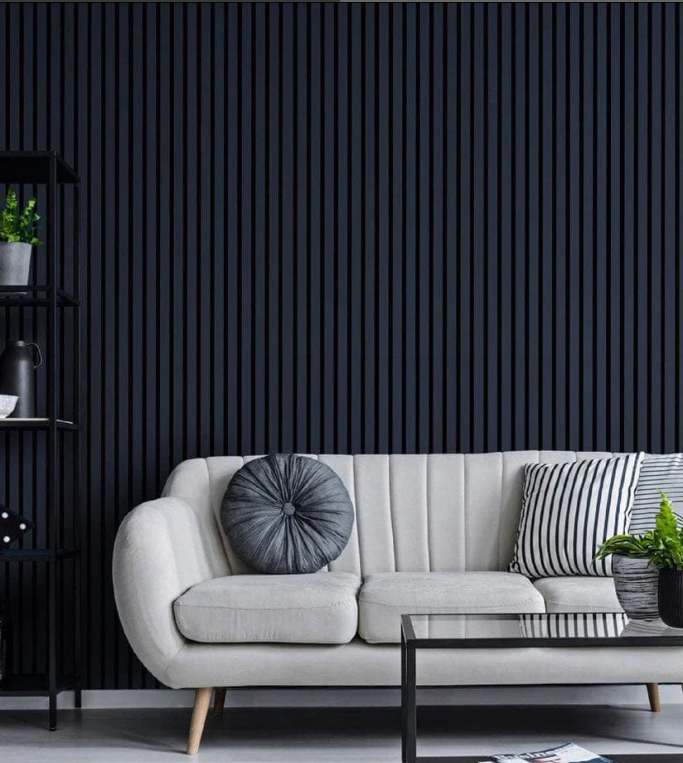 Matte Acoustic Slat Wall Panels