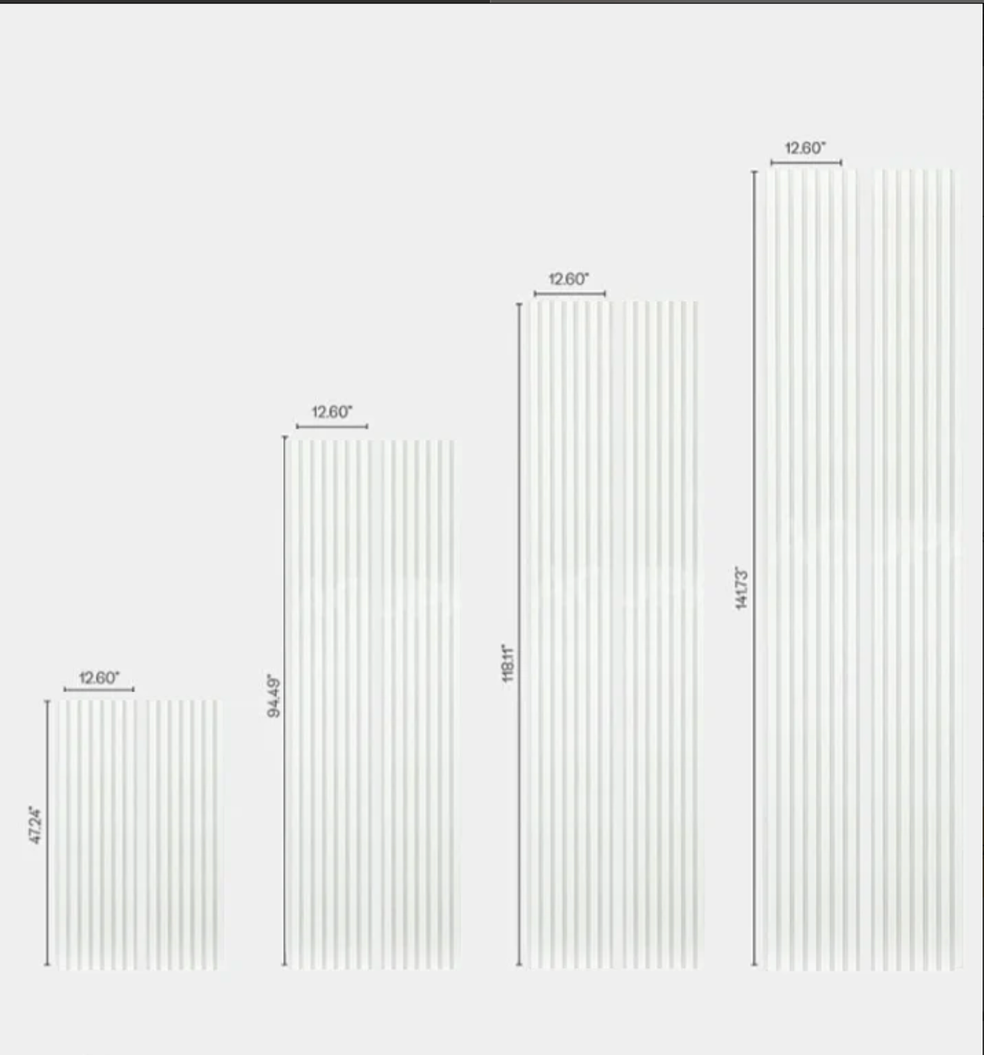 Matte Acoustic Slat Wall Panels