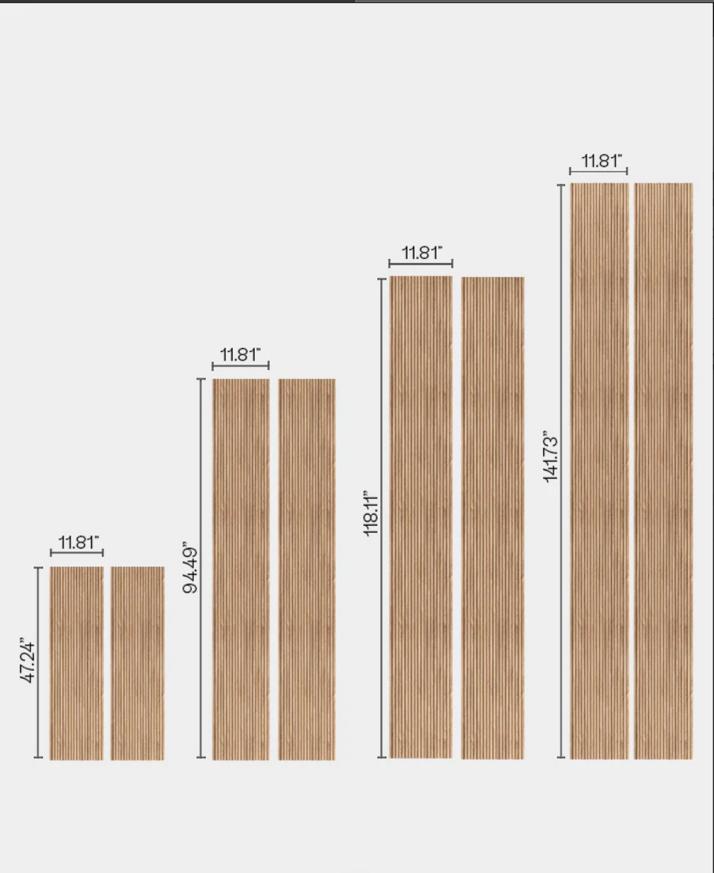 Flutto Ridge Flexible Tambour Wood Panels