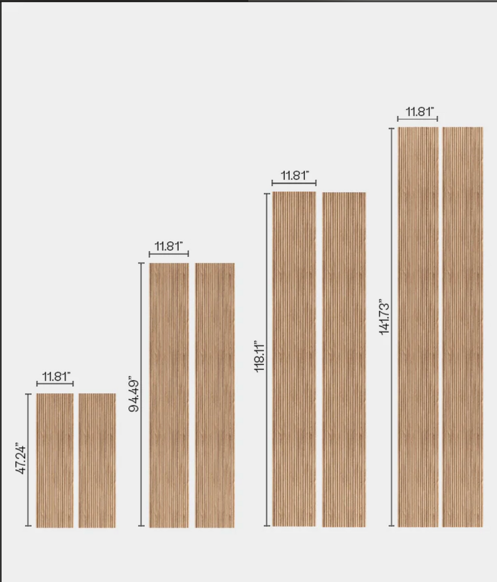 Flutto Ridge Flexible Tambour Wood Panels