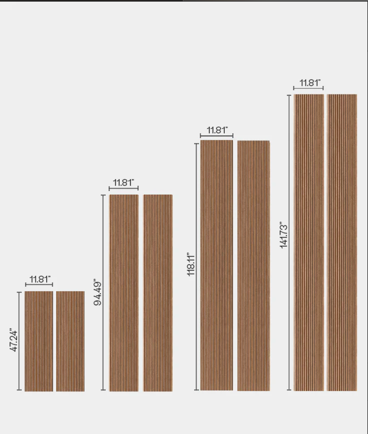 Flutto Ridge Flexible Tambour Wood Panels