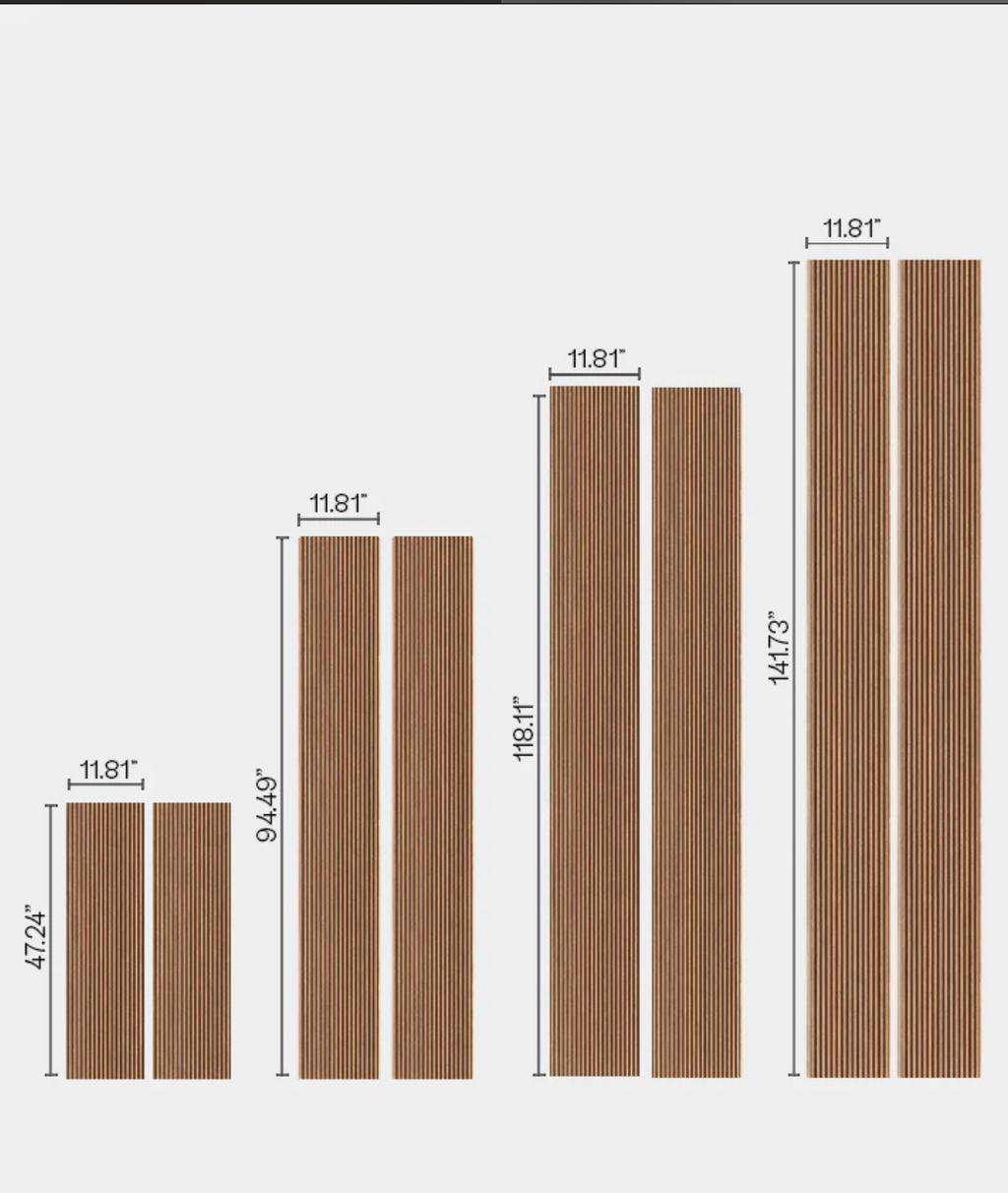 Flutto Ridge Flexible Tambour Wood Panels