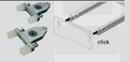 Front Fixing Drawer Connector With Dowel
