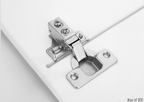 Ø35 One-Way Soft-Close Short Arm Hinge 1-3/8″ x 1-1/4″