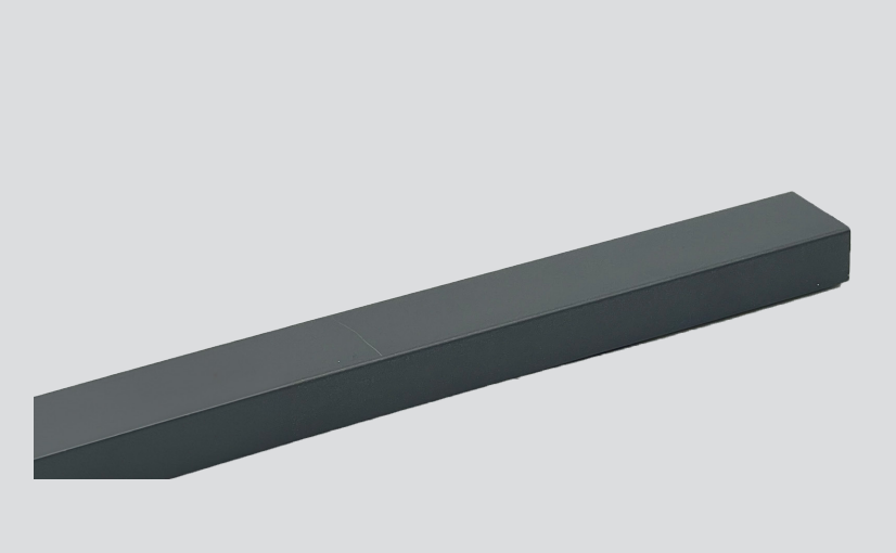 Aluminum Square Tube Front Panel Attachment for Pull-Out Drawer 1/2″ x 7/8″ x 6.5′