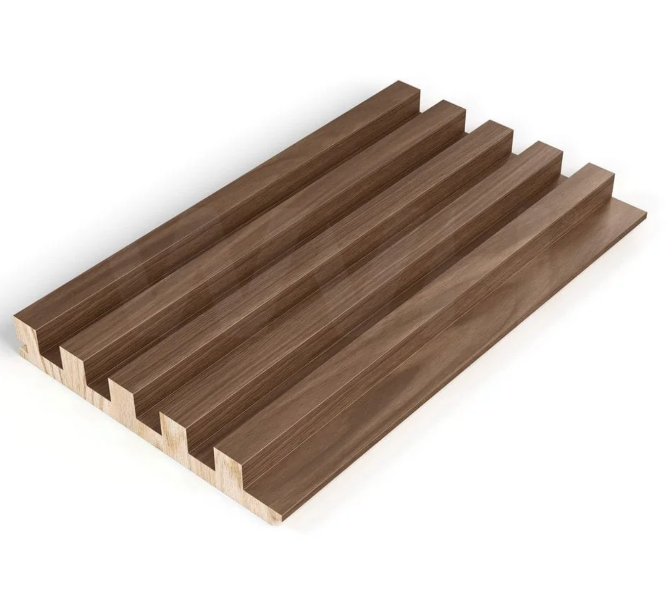 Fluted Tambour Wood Effect Wall Panel Samples