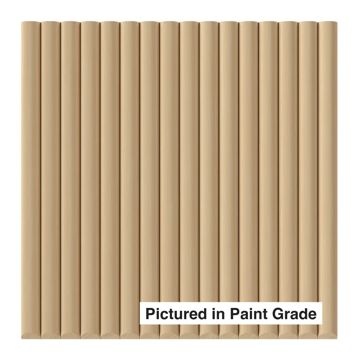 Single Bead Tambour Wall Panels -3/4″