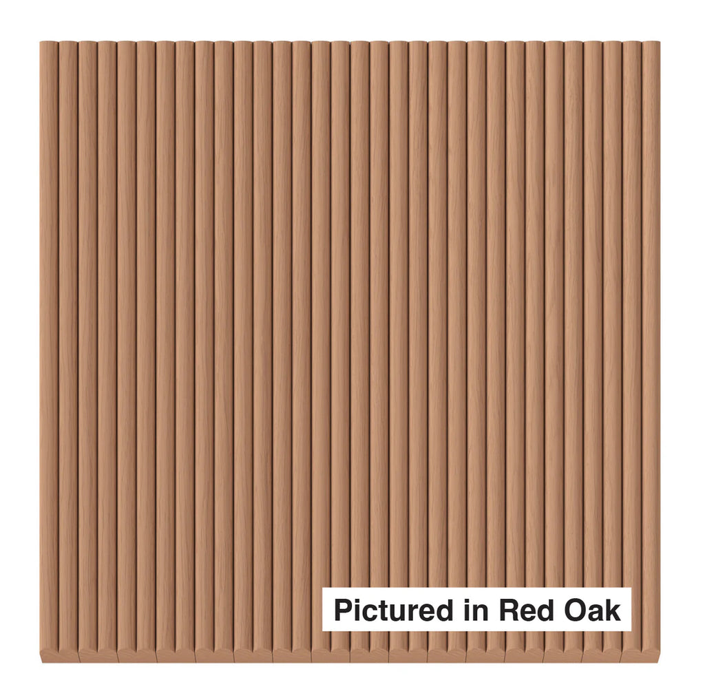 Shallow Double Bead Tambour Wall Panels- 3/8″