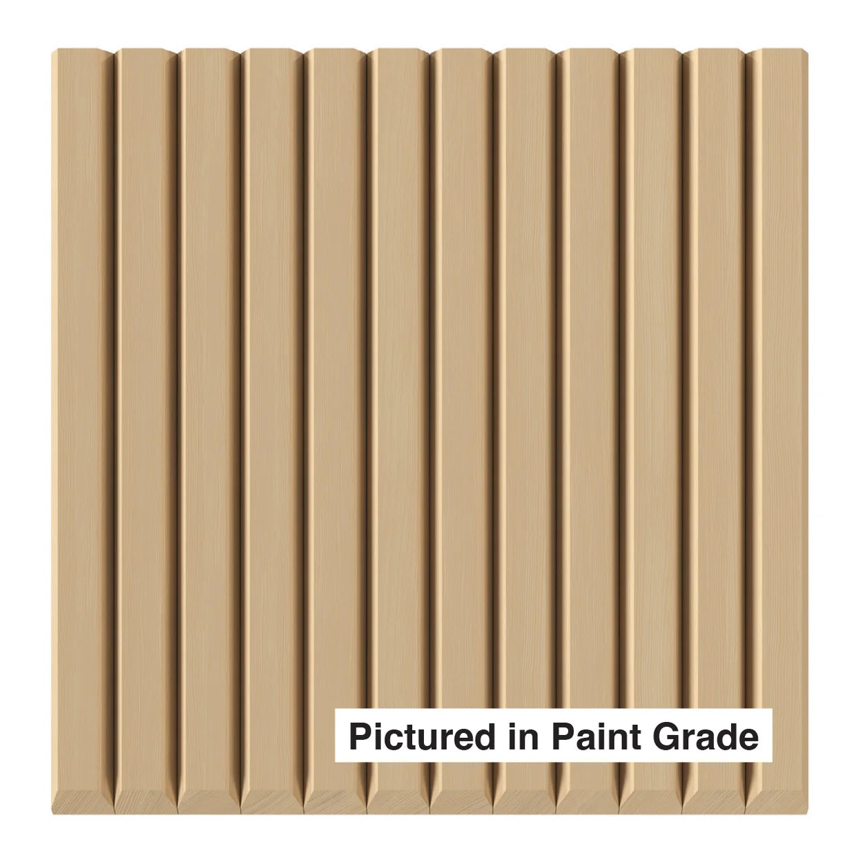 Bevel Slat Tambour Wall Panels- 1″