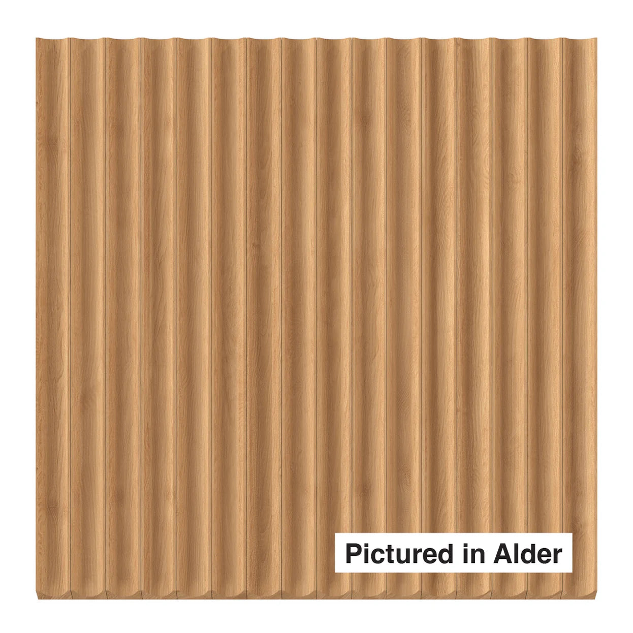 Cove-Cut Tambour Wall Panels- 5/8"