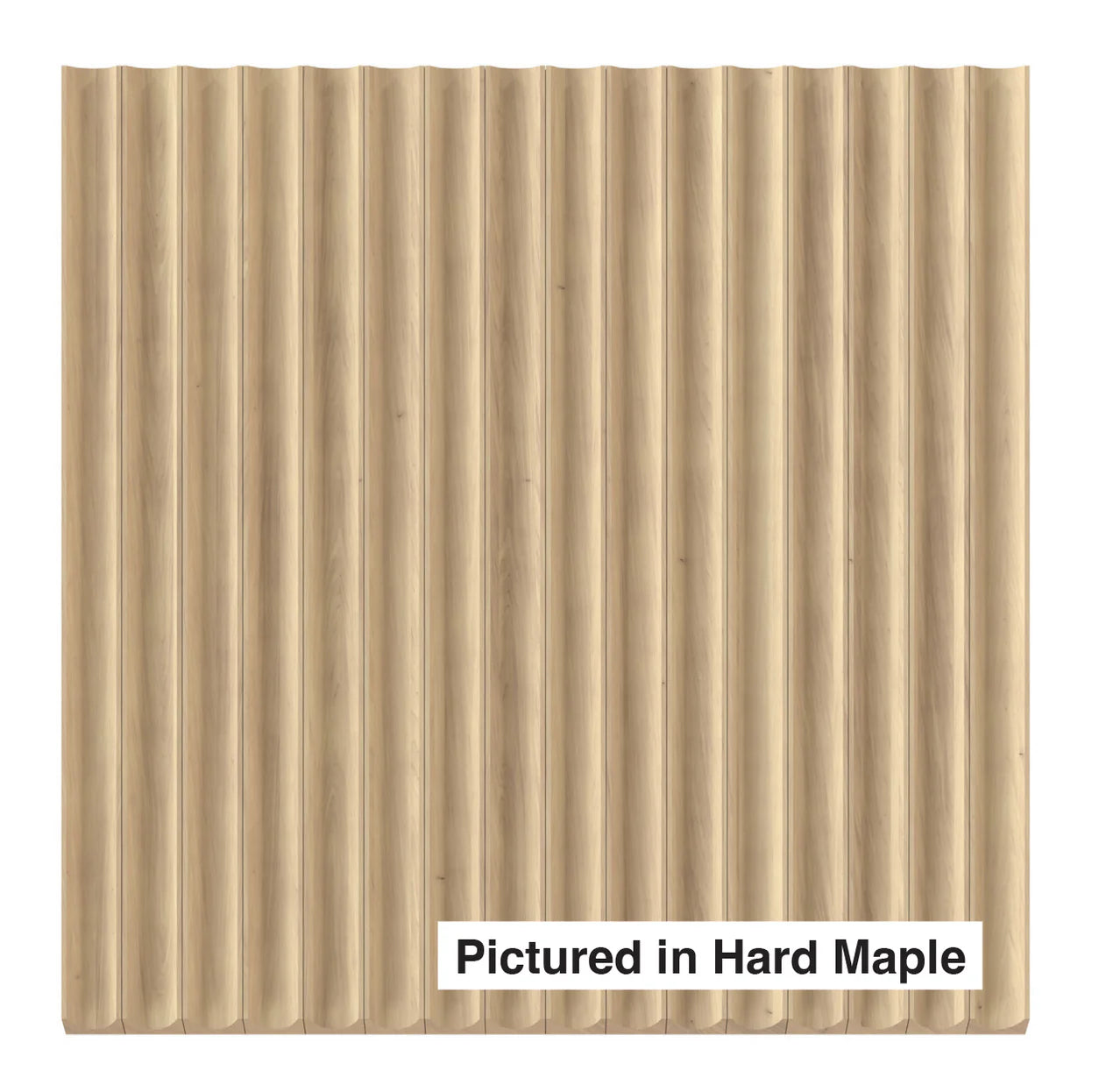 Cove-Cut Tambour Wall Panels- 5/8"