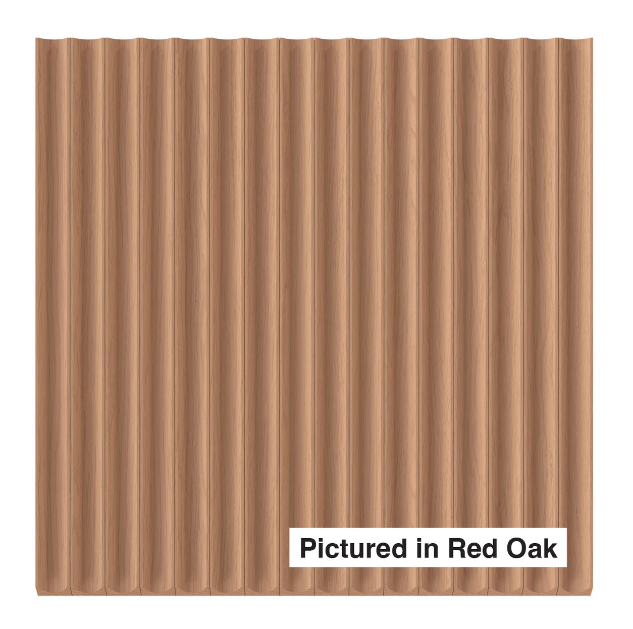 Cove-Cut Tambour Wall Panels- 5/8"