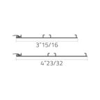 ALUMINUM BASEBOARD (10 UNITS)