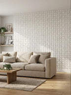 Mosaic Texture Stone Wall Panels | White