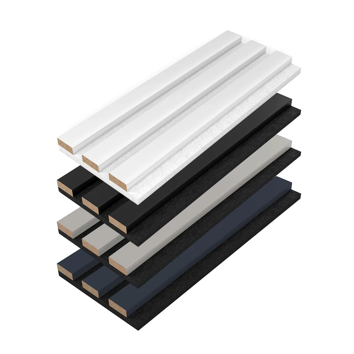 Acoustic Slat Colored Wall Panels Sample Box