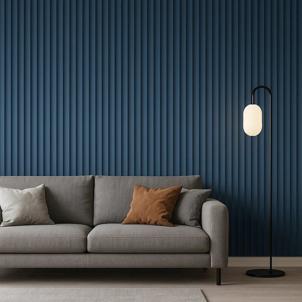 Ridge Paint-Ready Fluted Wall Panels (4 Panels)